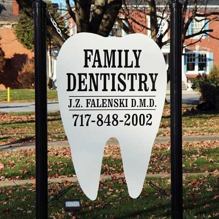 Family Dentistry John Falenski Outdoor Signage